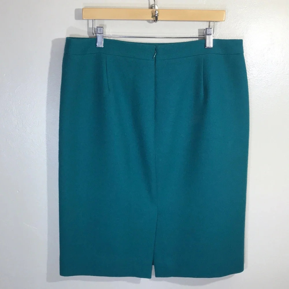 J.Crew Women's 14‎ No 2 Pencil Wool Skirt Business Office Contemporary
